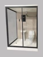 KMRY Custom Luxury Free Standing Modern Design Integrated Bathroom Shower Unit with Acrylic Tray Prefab Bathroom Unit - Image 2
