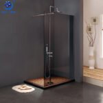 Modern Design Frameless Walk in Shower Door with Safety Tempered Glass Fixed Bathroom Shower Room Screen Shower Glass Panel - Image 3