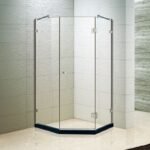 2025 Kmry Frameless Square Tempered Glass Shower Room Bathroom Cabin with Soft Closing Hinge Open Style Shower Door Glass Cabin - Image 4