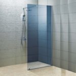 Hot Selling Modern Design Frameless 8mm Thick Tempered Glass Walk-In Shower Screen Folding Open Style Straight Bathroom Door - Image 2