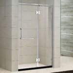 Factory Direct Heavy Duty 8mm 10mm Tempered Glass Shower Doors Modern Frameless Hinge for Hotel Villa Bathroom Shower Glass Door