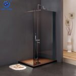 Modern Frameless Tempered Glass Fixed Shower Door Screen Bath Walk-In with High Visibility - Image 5