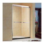 Modern Luxury Shower Door Enclosure Frameless Tempered Glass for Hotel Bathroom Sliding Design Glass Bathroom Screens