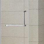 Safety Clear Tempered Glass 1-Panel Sliding Shower Door with Gold Hardware 10 mm Glass for Bathroom - Image 2