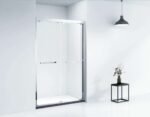 New Style Portable Modular Prefab Bathroom Unit Rectangle Shower Tray with Sliding Door 8mm Thick Glass Frame - Image 3
