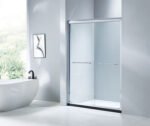 Luxury Double Sliding Door Bathroom Shower Cubicle Frame Enclosed Walk-in Glass Room with Aluminium Frame - Image 4