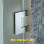 Hot Sale Frameless Tempered Glass Swing Hinged Shower Door with Chrome Finish for Hotel Bathrooms - Image 5