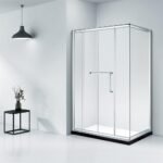 Hot Sale Luxury Rectangle Shape Sliding Shower Door Frameless Shower Room for Apartment Use Glass Shower Cabin - Image 2