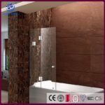 Low Priced 8mm Thick Tempered Glass Frameless Modern Square Black Grid Prefab House Swing Shower Enclosure Hinge Bathroom - Image 4