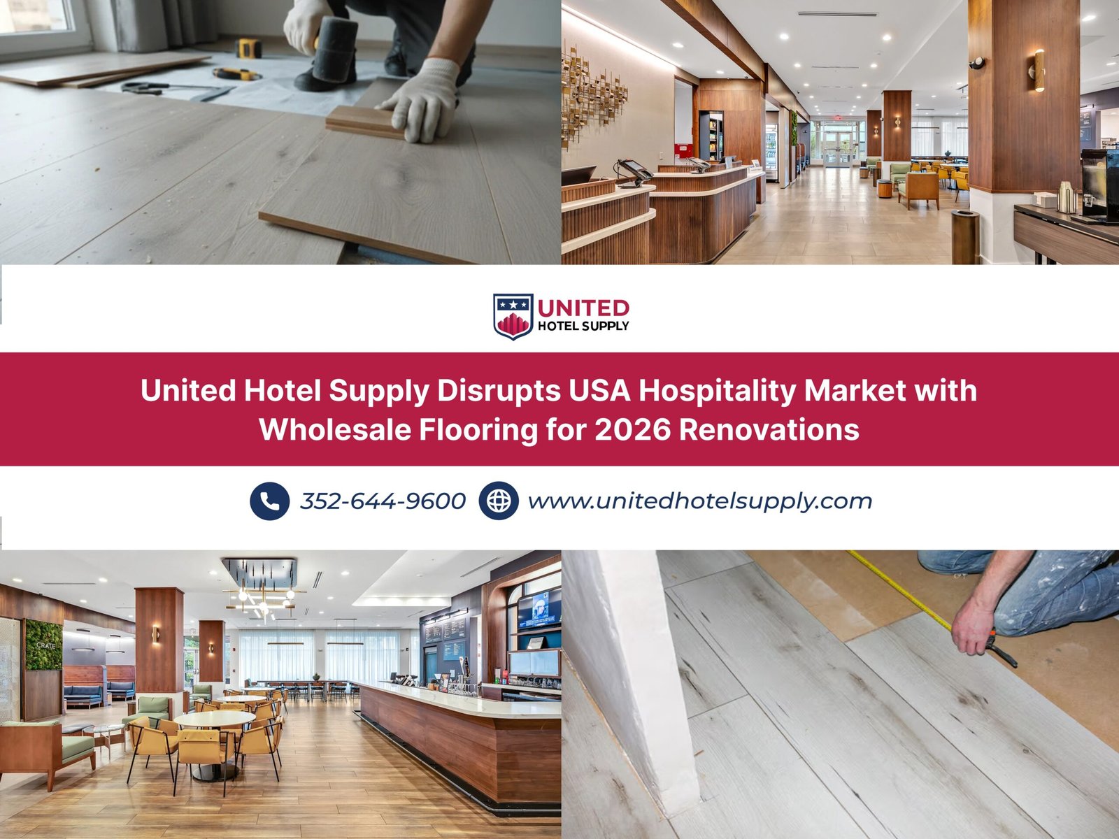 United Hotel Supply Disrupts USA Hospitality Market with Wholesale Flooring for 2026 Renovations