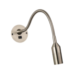 Brushed Nickel Gooseneck Reading Light