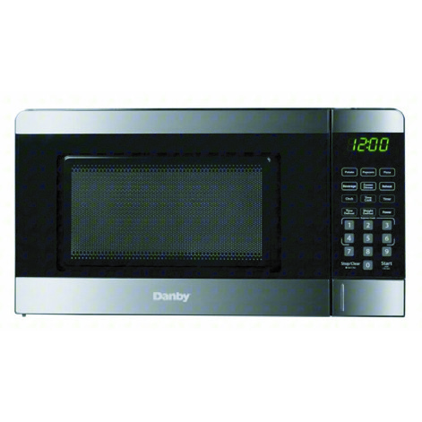 0.7 cu. ft. Microwave - DBMW0720ASD Danby 0.7 cu. ft. Countertop Microwave Stainless | 700W | 6 Sensor Cook Menus | Brand Approved - Image 1