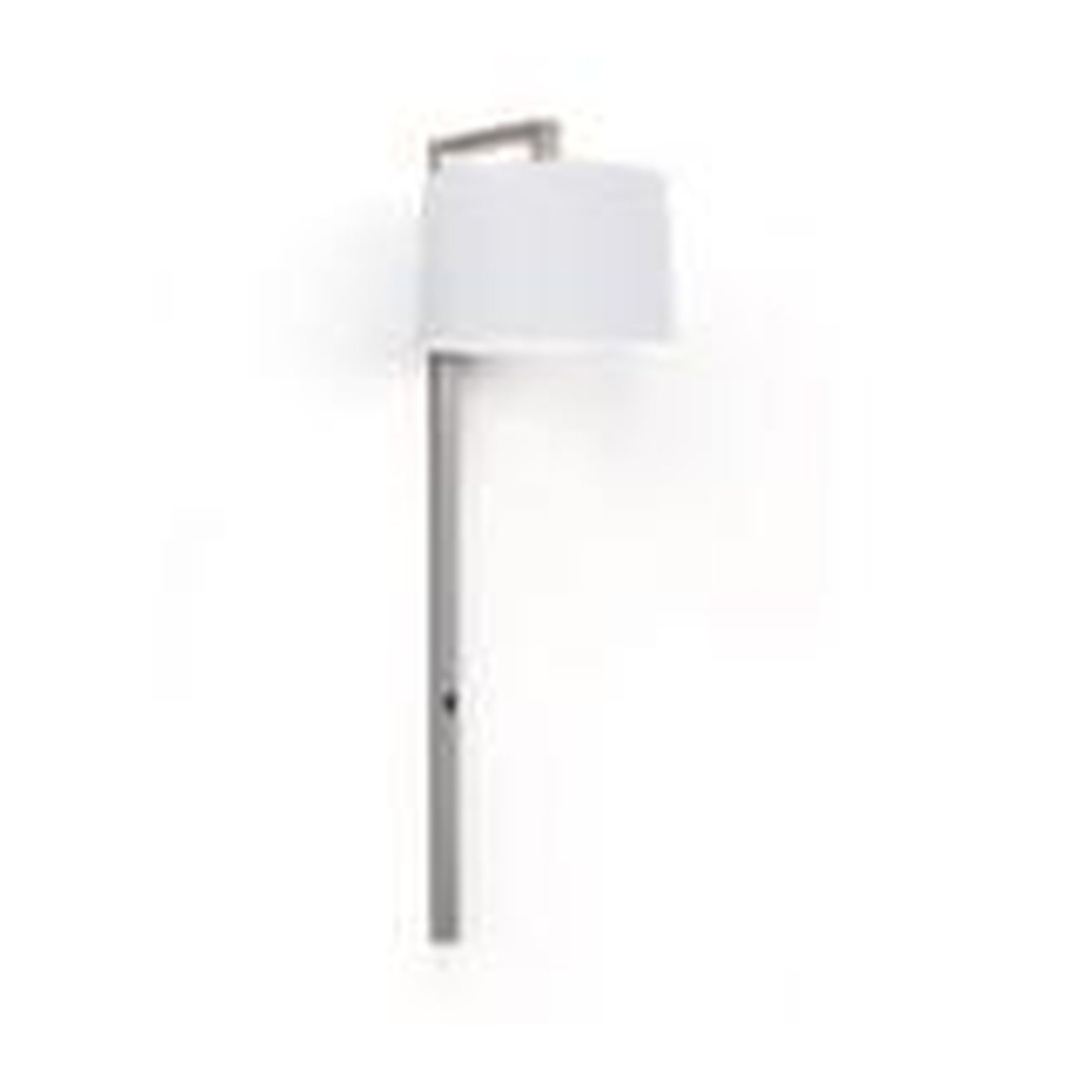 04_EXG2-402.3_Wall_Mounted_Pendant_HD_square_2000 Wall Mounted Pendant | 2 x E26 | Metal & White Linen | Silver | 18"W x 60-1/4"H - Image 1