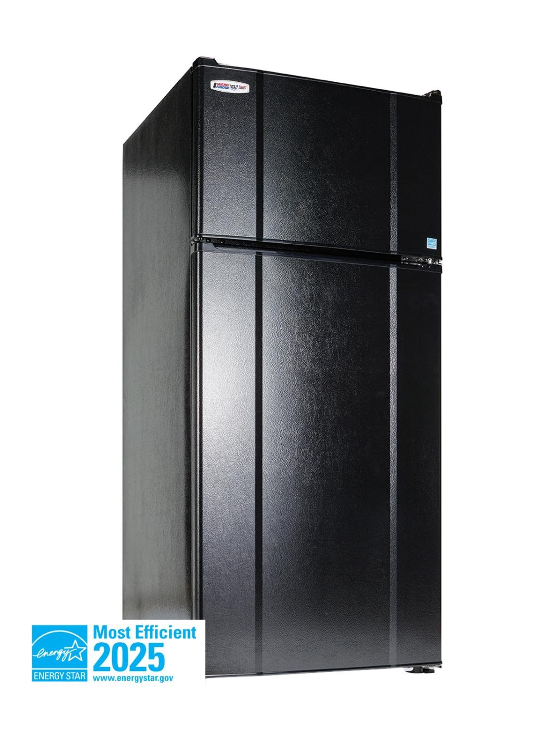 10.3 cu.ft. MicroFridge Refrigerator in Black - 10.3LMF4R MicroFridge 10.3 cu. ft. Mid-Size Apartment Refrigerator in Black | Independent Hotel Approved - Image 1