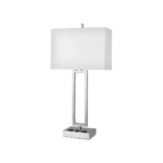 Gatsby Twin Table Lamp with 2 Outlets