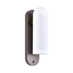 Dark Bronze Slim Cylinder Headboard Sconce