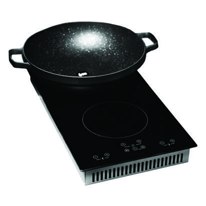 12 in. Infrared Cooktop - DRC12B1DBD Danby 12" Infrared Cooktop | 2 x 6.5" Burners | Hospitality Cleaning Lock | Brand Approved - Image 1
