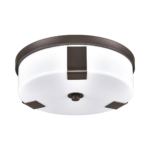 12″ Dark Bronze Segmented Flush Mount