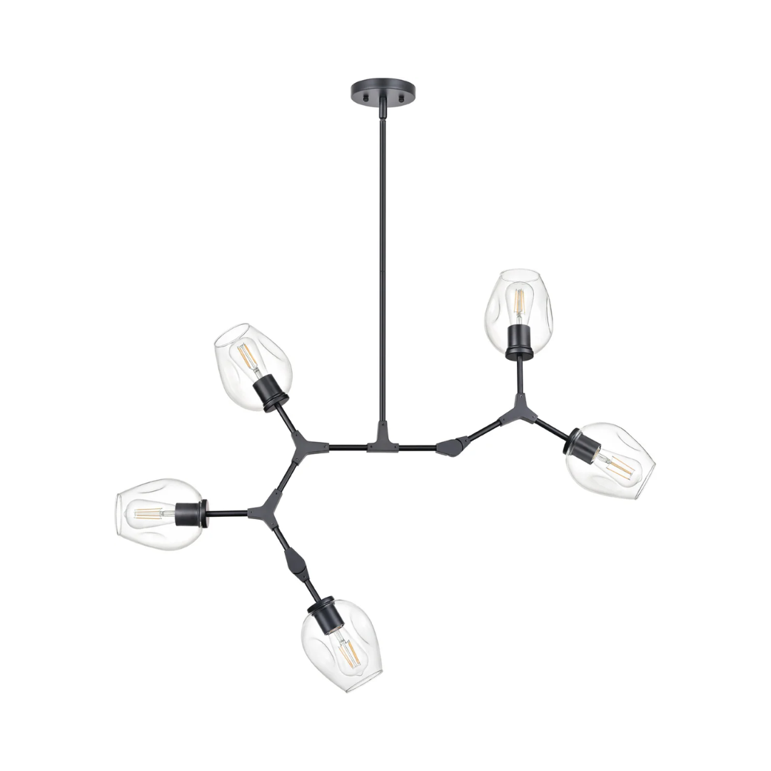 127 Black Branch Chandelier - Image 1