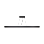 96″ Matte Black Linear Pendant Fixture
