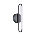 14″ Black Arch Vanity Sconce