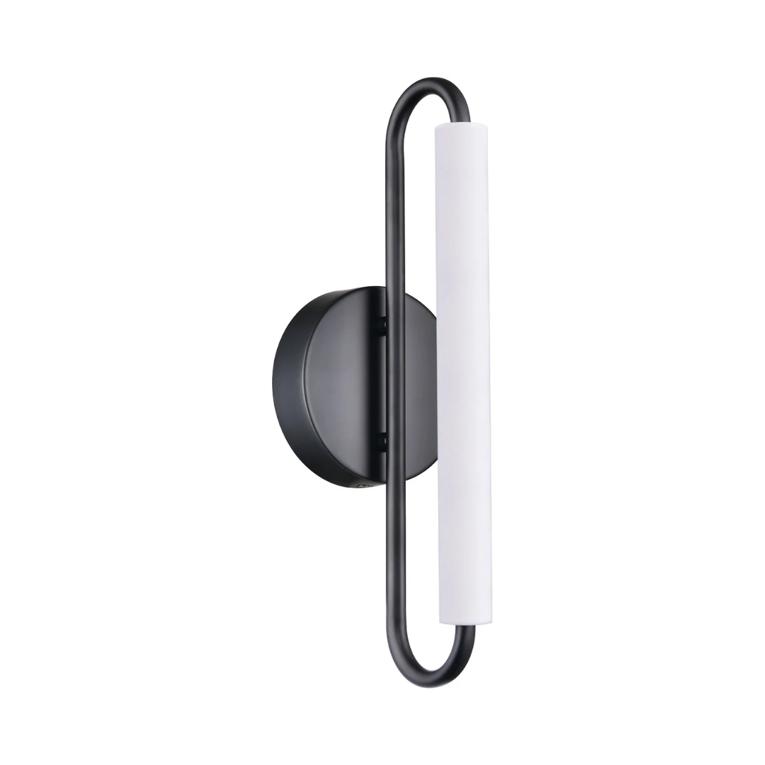 140 14″ Black Arch Vanity Sconce - Image 1