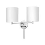 Corbel Double Wall Lamp with 2 Outlets
