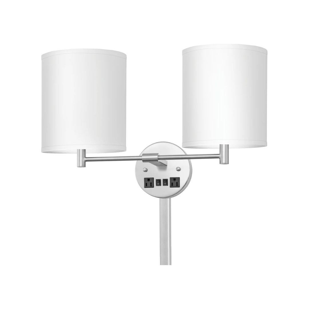 146 Corbel Double Wall Lamp with 2 Outlets - Image 1