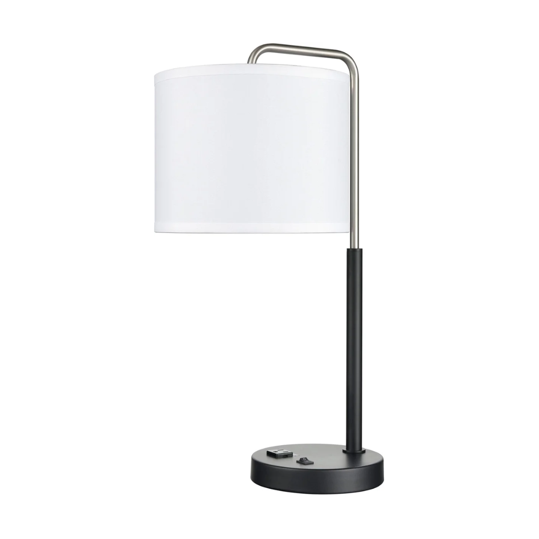 149 Valeria Single Table Lamp with 1 Outlet - Image 1