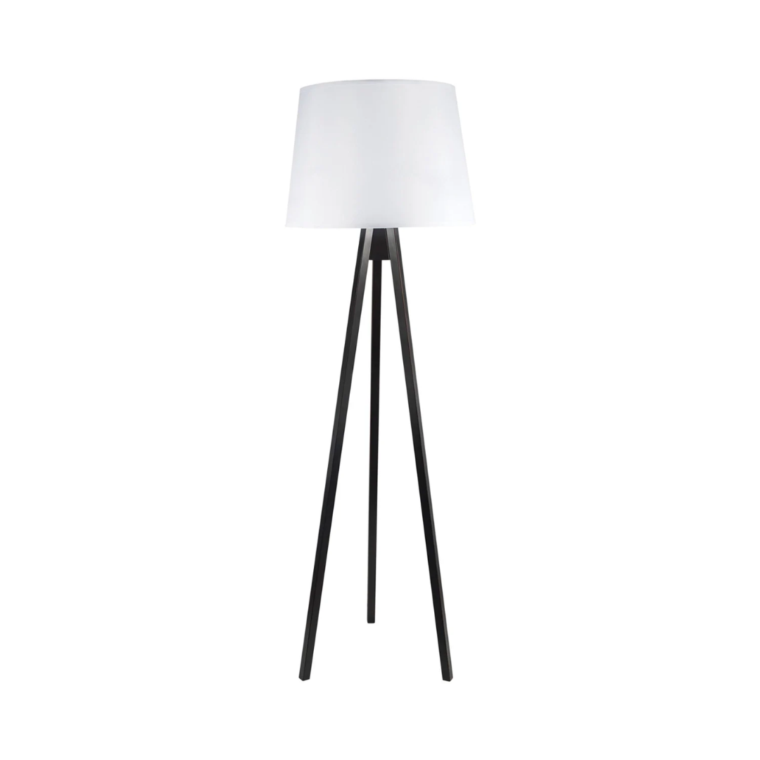 150 Espresso Wood Tripod Floor Lamp - Image 1