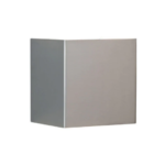 Brushed Chrome Cube LED Wall Sconce