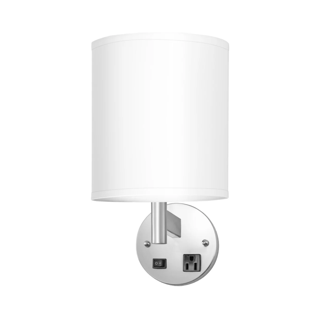 154 Corbel Single Headboard Sconce with 1 Outlet - Image 1