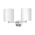 Corbel Double Headboard Sconce with 2 Outlets