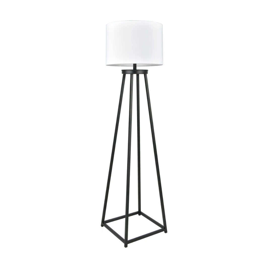 20 Black Geometric A-Frame Floor Lamp - Image 1
