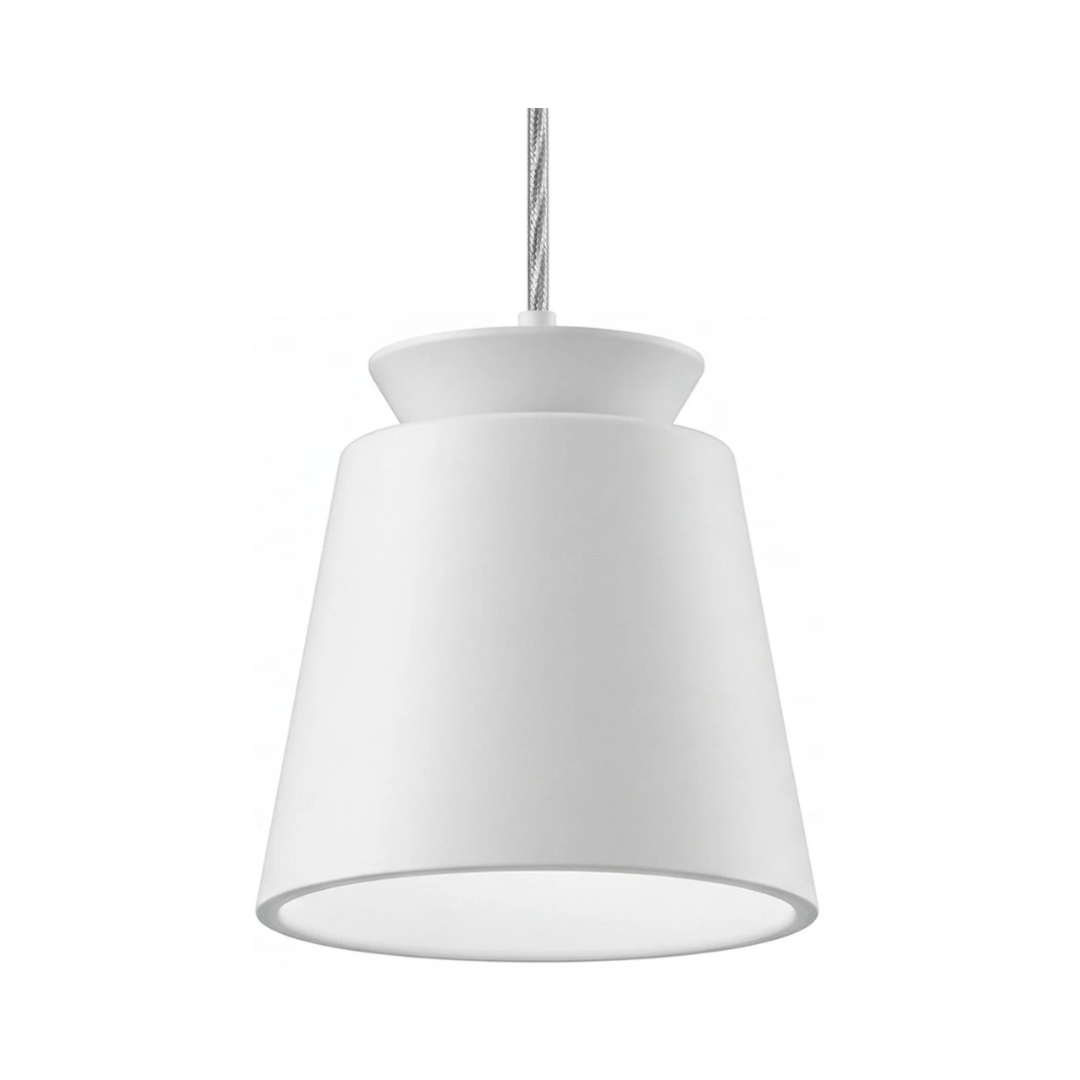 27 White Jar Pendant - Image 1