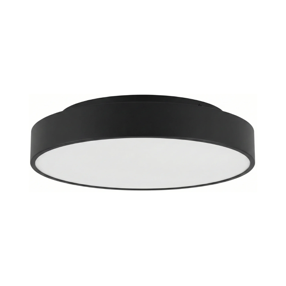 41 21″ Matte Black LED Flush Mount - Image 1