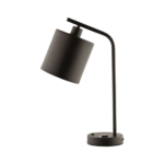 Confident Desk Lamp with 1 Outlet