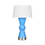 Colorblock Console Table Lamp, Navy Blue