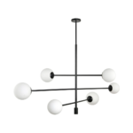 Black Sputnik Pendant