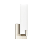 Brushed Nickel Cylinder Sconce