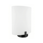 Black Frosted Acrylic Corridor Sconce