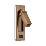 Dark Bronze Compact Headboard Reading Light
