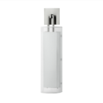 Brushed Nickel Slim Vertical Cylinder Sconce