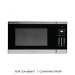 Danby 0.9 cu. ft. Countertop Microwave Black and Stainless Steel | 900W | 6 Sensor Cook Menus | Independent Hotel Approved