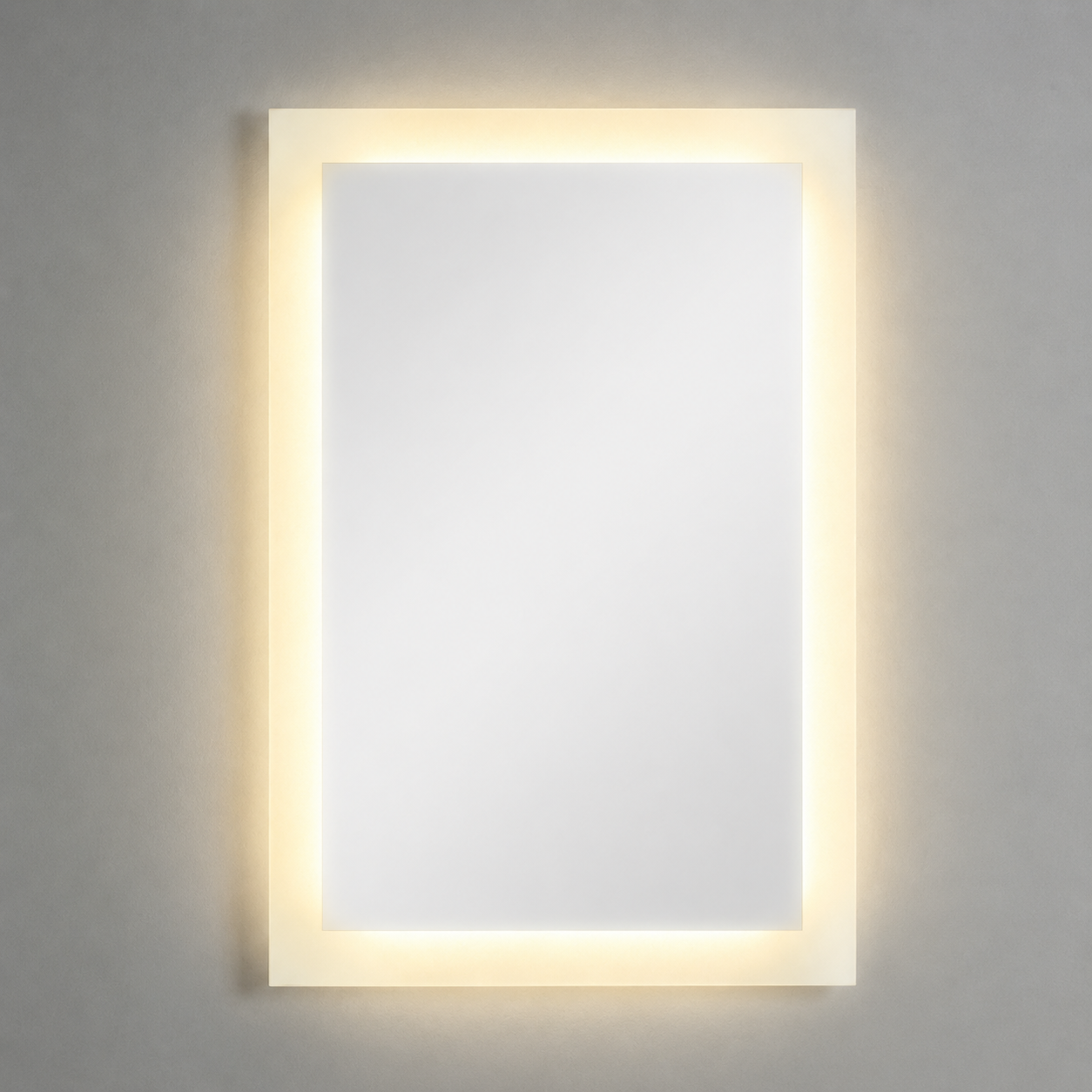 Luminara 28″W x 40″H LED Backlit 4-Sided Mirror Luminara Backlit LED Bathroom Mirror 4-Sided 28"W x 40"H for Hospitality Grade - Image 1