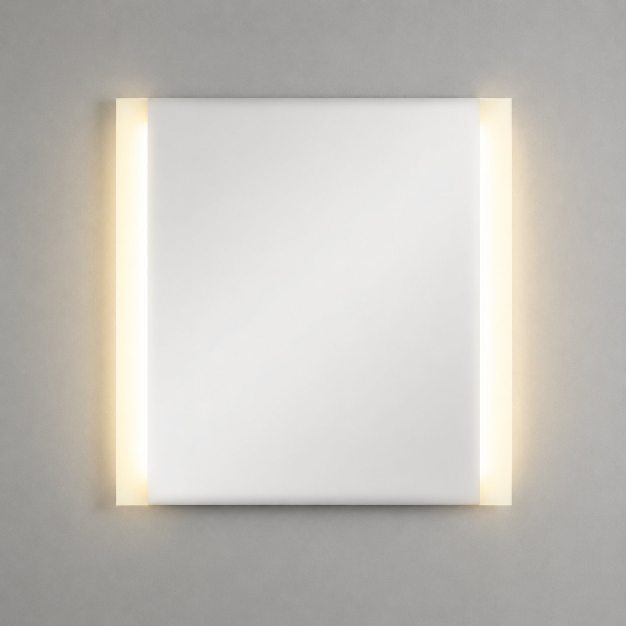 Luminara 40″W x 40″H LED Backlit ADA Mirror Luminara ADA Compliant LED Bathroom Mirror 40"W x 40"H Hotel Grade - Image 1