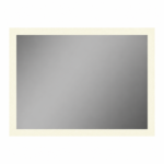 Luminara Backlit LED Bathroom Mirror 4-Sided 60"W x 40"H Hotel Grade