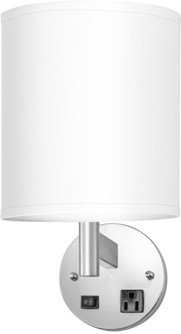 STX-150WS-HB.jpg Corbel Single Headboard Sconce with 1 Outlet - Image 1