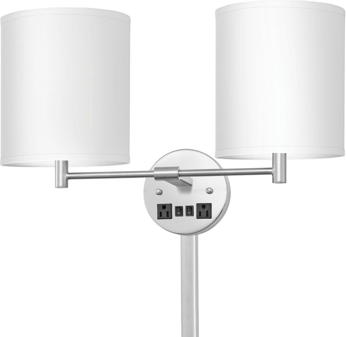 STX-151WD.jpg Corbel Double Wall Lamp with 2 Outlets - Image 1