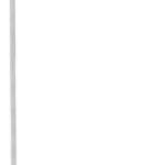Brushed Nickel Oversized Drum Floor Lamp